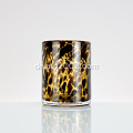 Ato Leopard Print Stemmless Weinglas